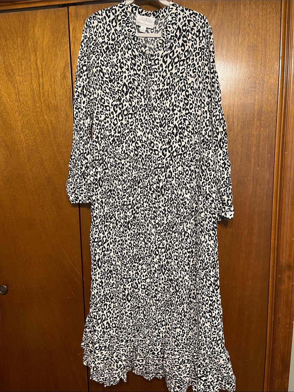 Mare Mare by Anthropologie 3x Leopard Print Maxi Dress
